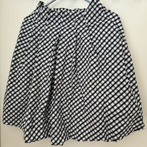 Skirt Black and white plaid
